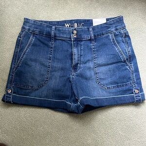 WHBM Outlet Denim Utility Short size 6